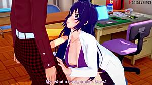 Broken Hearts Doctor Aki Nijou From Maken Ki Kiriki Ch 1 Dominates With Big Tits In Sheer Hospital Fantasy.