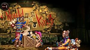 哟，汉蒂Mugen一级战士被狗爬式群交内射！