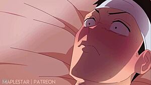 哇，马琳作为魅魔在穿搭达令色情动漫中... 不真实