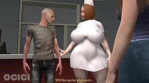 Nurse Gives Handjob To Old Man In Cheating Healthcare Vam Scene