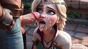 frozen disney elsa gets wild in explicit hentai r34 nude collection