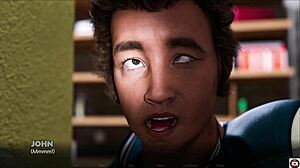 Big tits teen 18+ rides big monster cock in time stamps lost love visual novel part 28