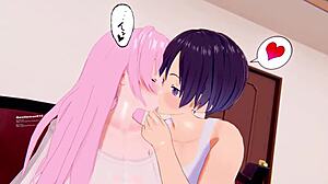 Oh man, Shikimori's just so cute in this 3D hentai animation, ya know? Like, totally adorable...