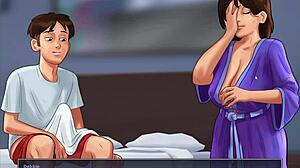 omg! stepmom caught me jerking in summer time saga!