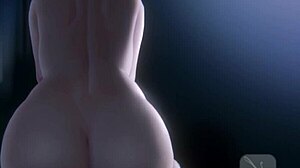 gameplay of sister riding cock while watching tv in hentai game, so wild!