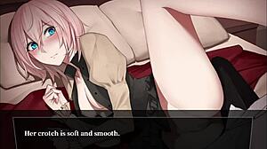 Petite witch with short hair tempts you into crossdressing before a steamy creampie h-scene