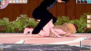 i remember asuna yuuki and kirito sharing this intense moment outdoors in sword art online hentai koikatsu game manga