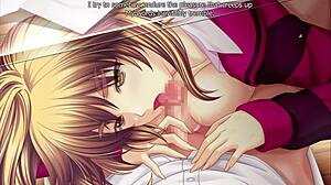 Yuka's outdoor cowgirl blowjob in public voyeur scene