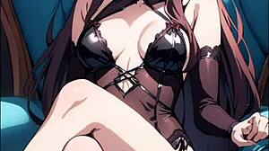 哇，Rin Tohsaka穿着内衣传教士位骑我，Fate Stay Night汉蒂里超级爽...