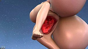 her big tits gaping in three sizes test, ready?