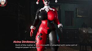 Lady Dimitrescu and Harley Quinn in BDSM Outfit Clash