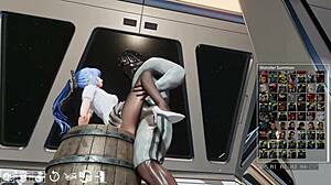 Swordxhime激烈战斗敌人83！3D游戏Hentai怪物动作展开