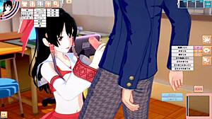 hey, wanna see reimu's huge tits rubbed in 3d hentai?