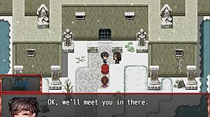 harem in another world hentai game ep 35, rainy cute date, wanna risk cuckold?