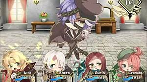 Cum Covers Small Tits in Fetish Game with Cute Girl Hentai Scene