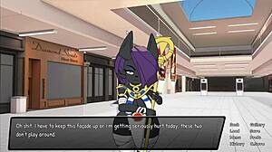 喜剧游戏发情 ch2 part 1 显示瘦弱模仿动作与比基尼泳池场景