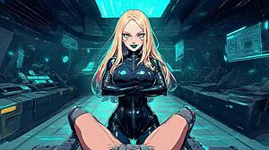 Android Serhild Delivers Femdom Jerk Off Instructions