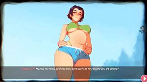 Watch The Brunette Succubus Masturbate To Orgasm In This Femdom Demon Game, Voyeur Anime Hentai Part Four!