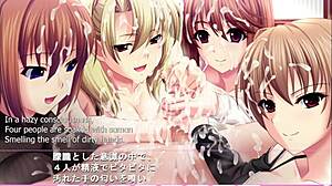 Quadruple handjob in Naruto harem route part 1