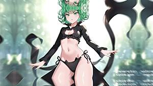 Overwhelmed By One Punch Man Tatsumaki In This Nsfw Hentai R34 Nude Collection Of Ai Generated Porn Pictures.