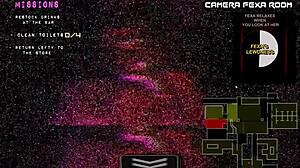fap nights at frennis night club with golden masturbation scene in hentai game
