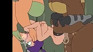 futurama snu-snu amazons double penetrate leela and amy with massive cocks in emotional fucking frenzy.