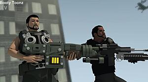 Backalleytoonz Invites Grown & Sexy for Big Tits Assfucking Playtime.