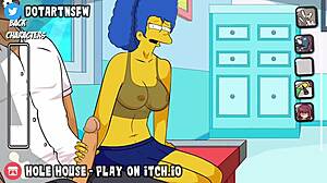 Marge Simpsons milf takes it in big ass and tits orgasm scenes with toys and deepthroat!