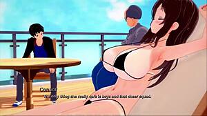 Husband fingers wife to orgasm before riding his cock