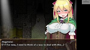 I experience the intense story in The Curse of Kubel Part 2 with big tits kissing and asian game action