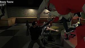 Backalleytoonz Invites Grown & Sexy for Big Tits Assfucking Playtime.