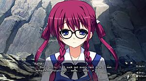 I think it's not lesbian if vaginas don't touch in Grisaia no Meikyuu bonus episode 1.