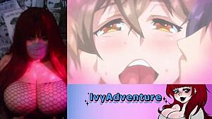 Chubby Girl with Big Tits Caught Watching Hentai! Obsessed with Mizuryuu-kei Land Ep1!