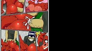 Hey, check out this wild porno hentai featuring sexy villains from Five Nights at Freddy's game