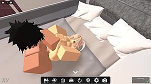 Stranger bangs me hard in their cozy bed