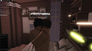 嘿，这个害羞粉丝在Roblox Litfrith动画中把身体给我随便操