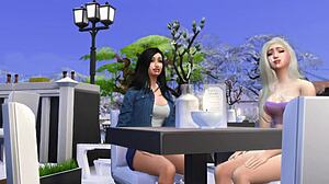 Asian trans gets pounded by teen 18+ with huge cock in futa Sims 4 MU S00E09. Wild stuff!