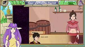 Avatar 训练师 第46部分，Ty Lee 颜射，哎呀