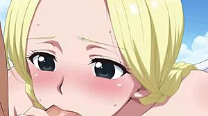 令人惊讶的海贼王Conis色情配狂野动漫转折和动作