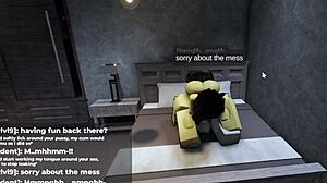 Roblox catgirl drove me wild before finally giving in hard