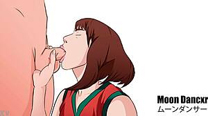 Uraraka Sucking That Dick in ASMR Style
