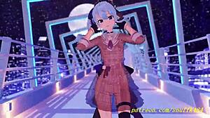 我现在看MMD Suisei在3D Hololive Hentai里跳舞