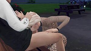 Young 18+ Couple Experiments with Hot Park Sex Featuring Big Ass