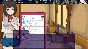 student life unfolds in a japanese hentai game