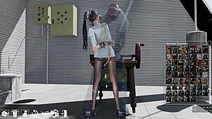 BBW继母在巨屌上高潮