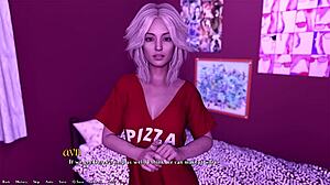 Hot Pierced Blonde Sorority Girl Gives Juicy Handjob. Inside Her Dorm Room Feels Wild!