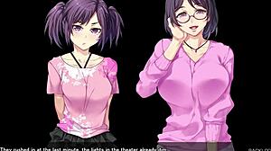 Visual novel explores zero chastity in Kurumi's twin slut route.