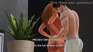 After gym, naughty bathroom fun in 3D hentai preview