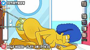 Marge Simpsons Milf in Multiple Positions with Creampie Compilation
