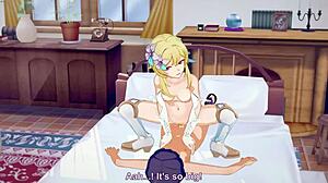 genshin impact lumine 3d hentai pounding hard action